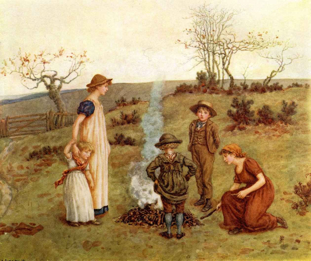 Pinnebrannen av Kate Greenaway av Kate Greenaway