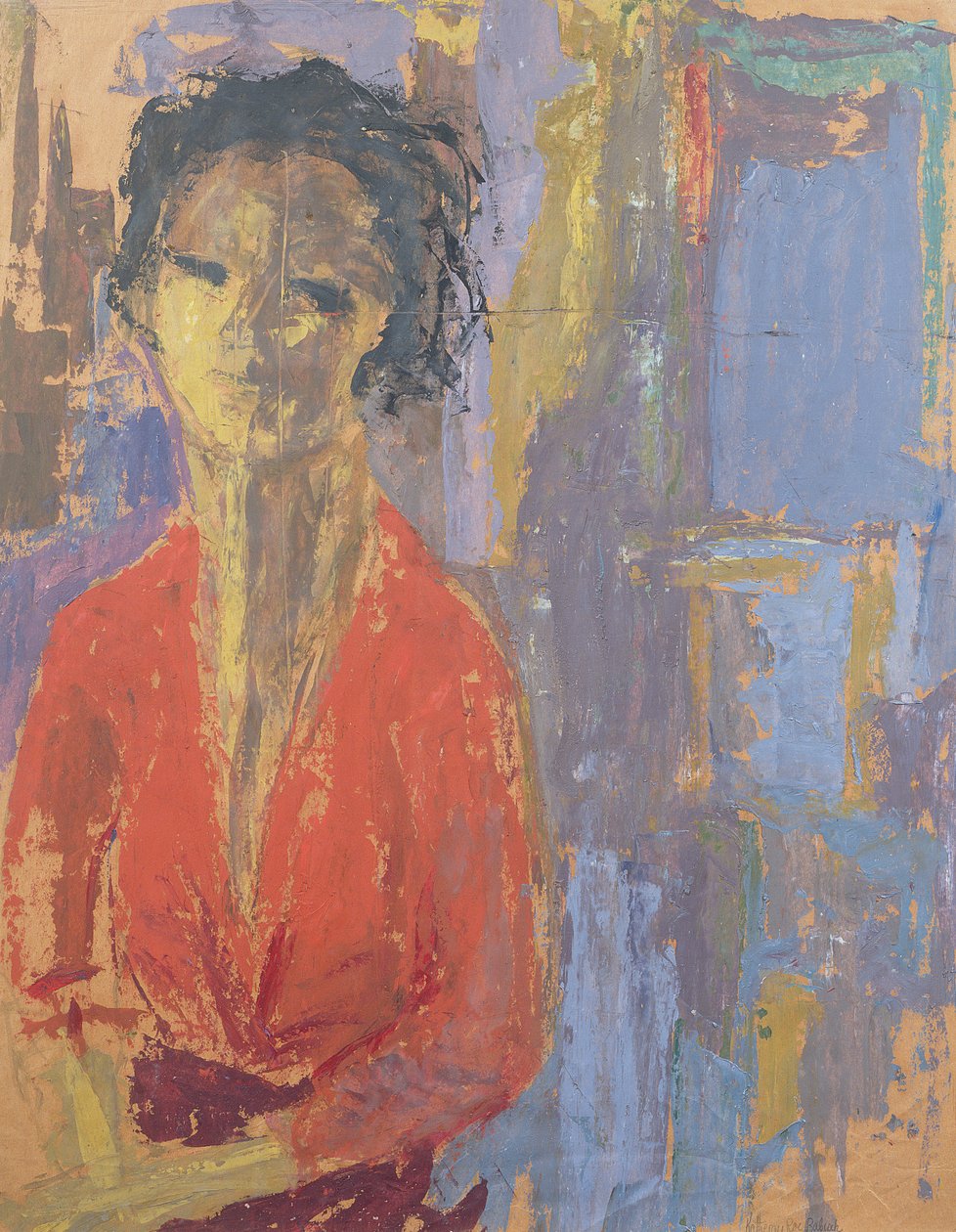 Pensive Calm (olje på papir) av Kate Yates