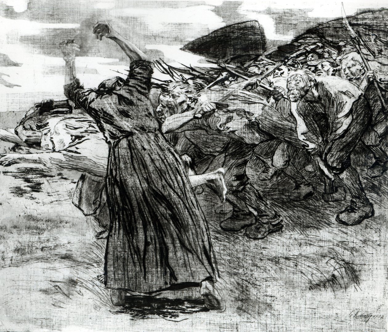 Utbrudd, plate 5 fra serien 