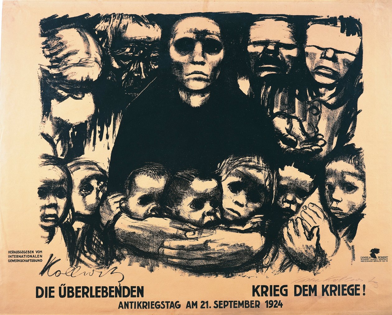 Plakat for Antiwar Day av Käthe Kollwitz