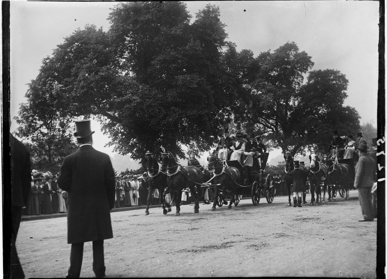 Hyde Park, City Of Westminster, London, 01.06.1907 (s/hvitt-bilde) av Katherine Jean Macfee