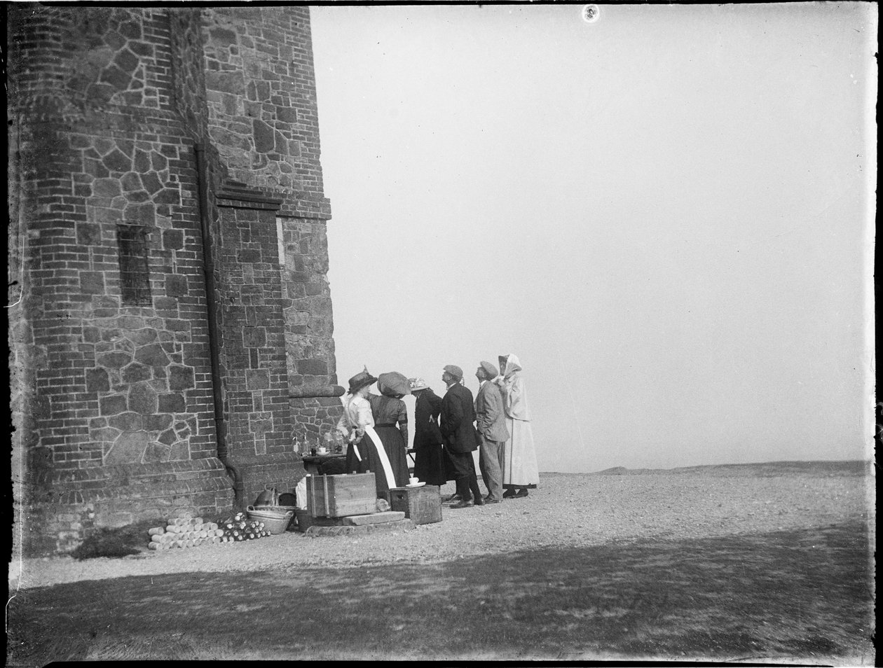 Leith Hill Tower, Leith Hill, Wotton, Mole Valley, Surrey, 25/05/1912 (s/hvitt-bilde) av Katherine Jean Macfee