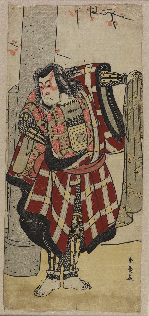 A c og r Ichikawa Gate gjennomsiktig, ca. 1780 av Katsukawa Shun