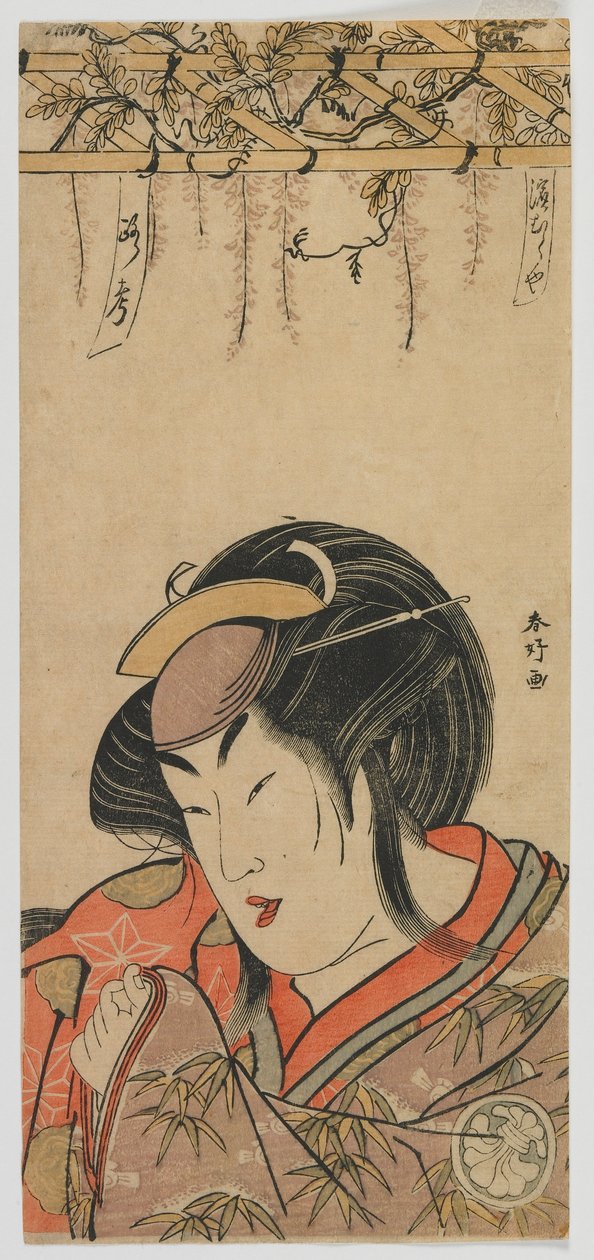 Hamamuraya Roko (god kvinne av Segawa Kiku) Edo Perio d, 1780-tallet av Katsukawa Shunko