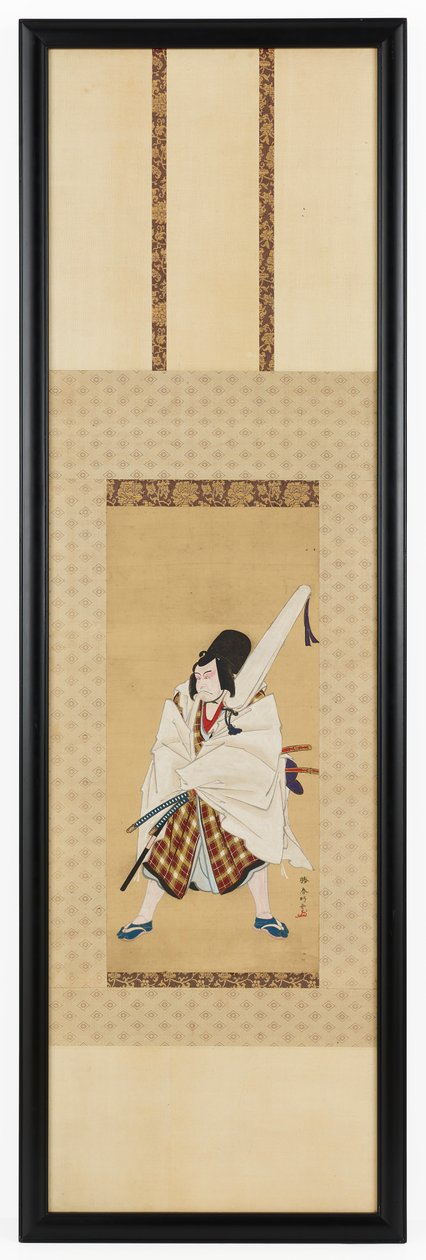 Skuespilleren Ichikawa Ebizo III som Matsuomaru i stykket Sugawara and the Secrets of Calligraphy, 18. av Katsukawa Shunko