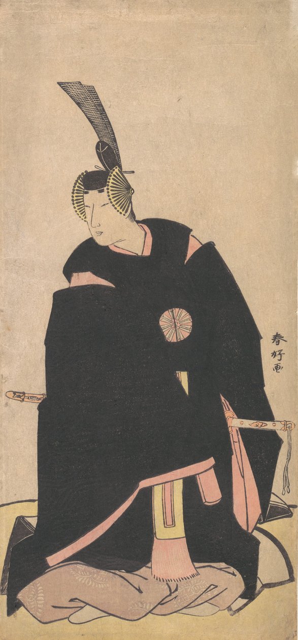 Skuespilleren Nakamura Tomijuro, ca. 1790. av Katsukawa Shunko