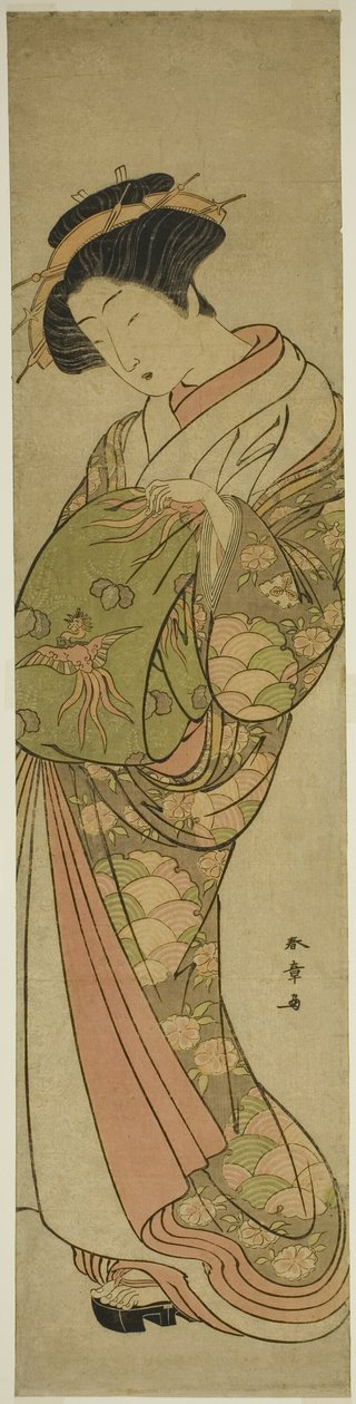 En kurtisan fra Matsubaya House av Katsukawa Shunsho