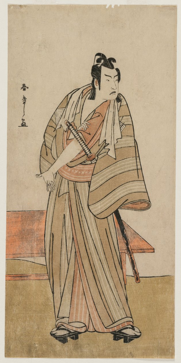 Yaozo Ichikawa er god som en manndate av Katsukawa Shunsho