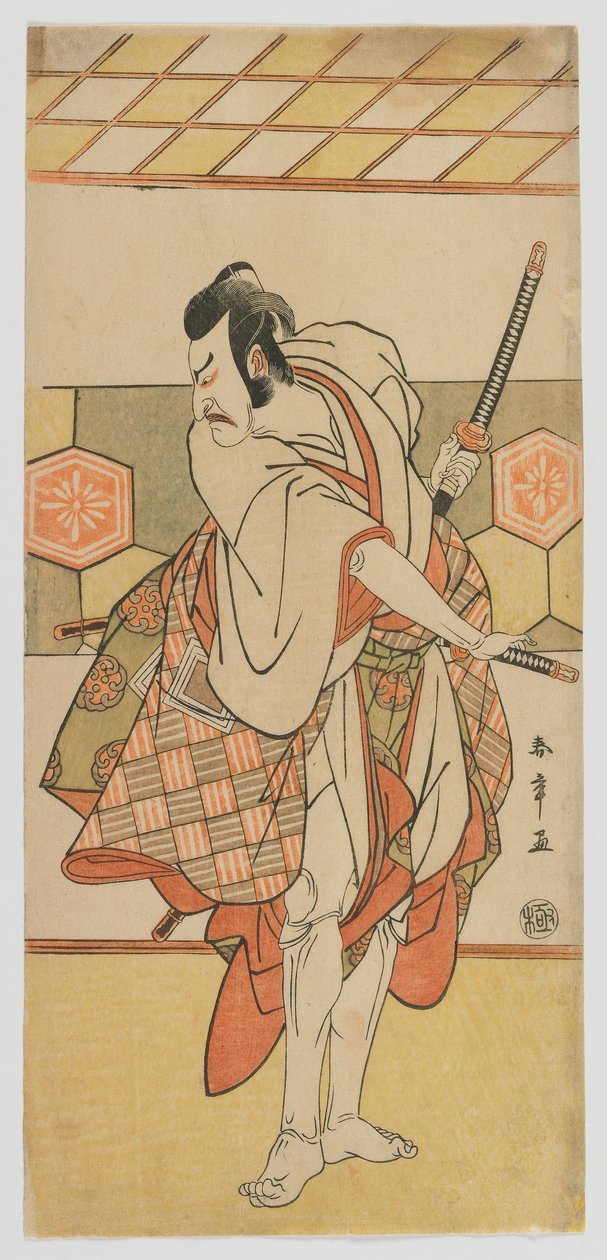 Kabuki ac and r Ichikawa Dan Juro V, Edo Perio d av Katsukawa Shunsho