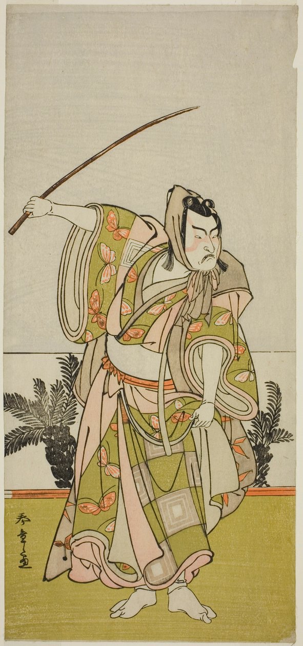 Aoyagi Soga, perforert i Nakamura, 1777 av Katsukawa Shunsho