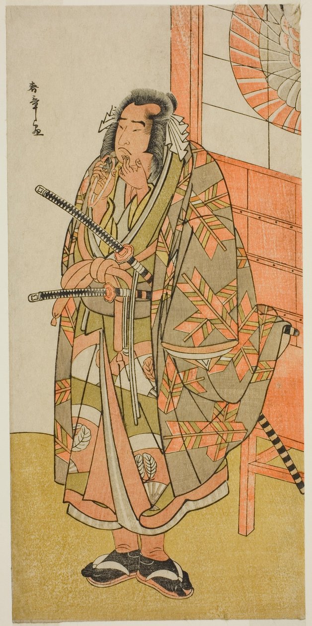 Skuespilleren Onoe Matsusuke I i en uidentifisert rolle av Katsukawa Shunsho
