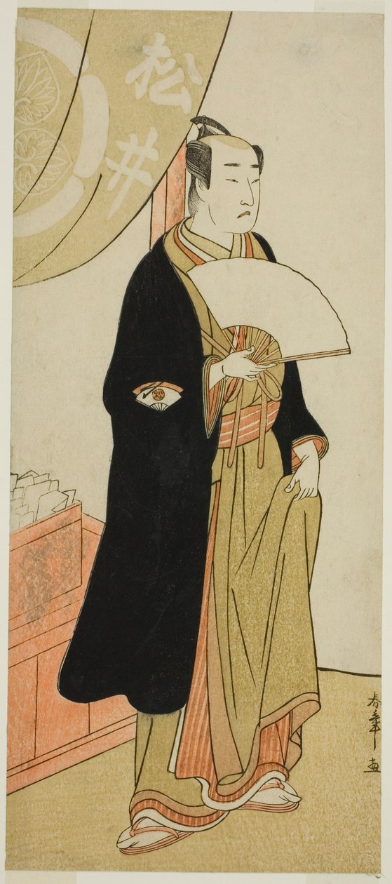 Skuespilleren Onoe Matsusuke I i en uidentifisert rolle av Katsukawa Shunsho