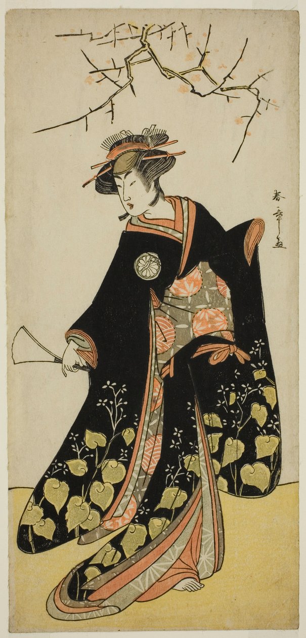 The Play Shitenno Tonoi no Kisewata (?), fremført på Nakamura Theatre (?) i den ellevte måneden, (?) av Katsukawa Shunsho