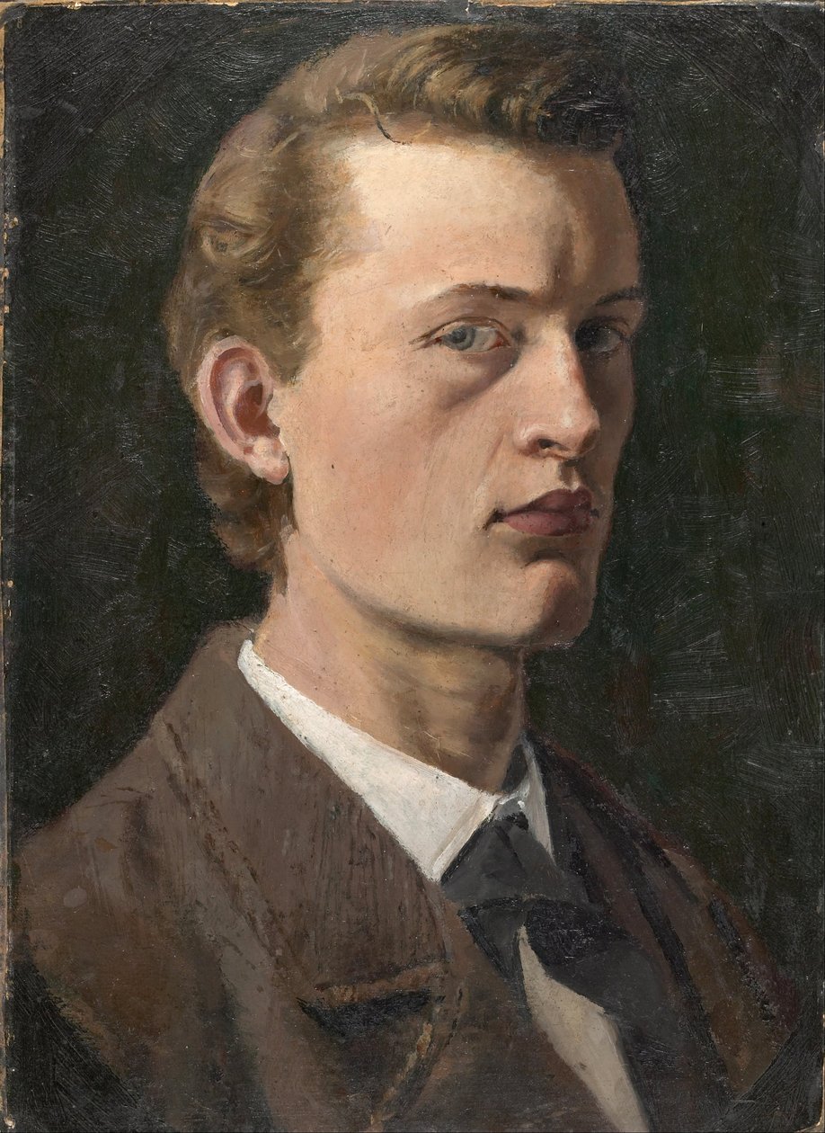 Selvportrett av Edvard Munch