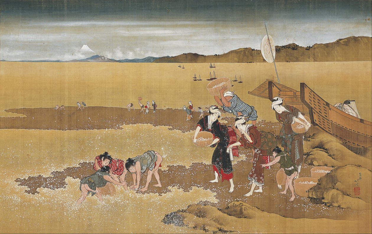 Skjellsamling av Katsushika Hokusai