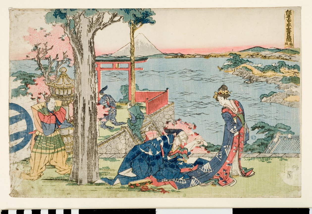 Tresnitt av Katsushika Hokusai