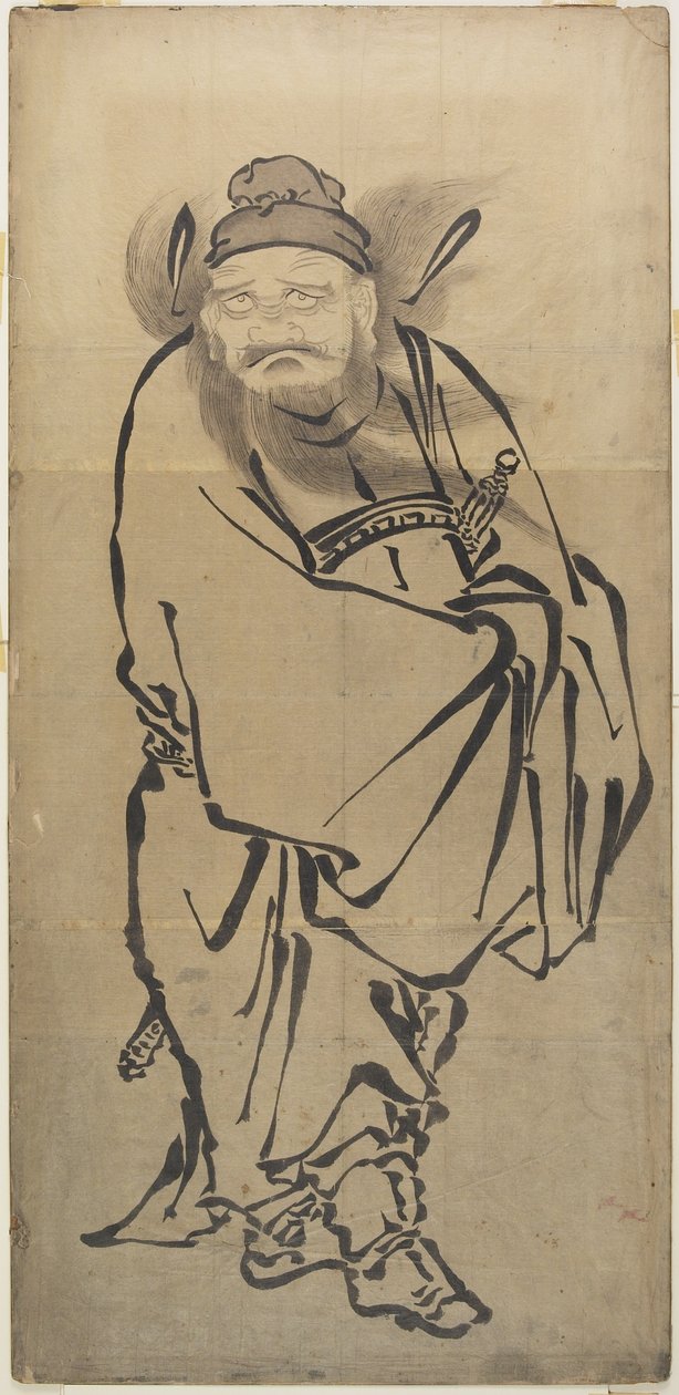 (Sho_ki the Demon Queller), midten av 1700- og midten av 1800-tallet av Katsushika Hokusai