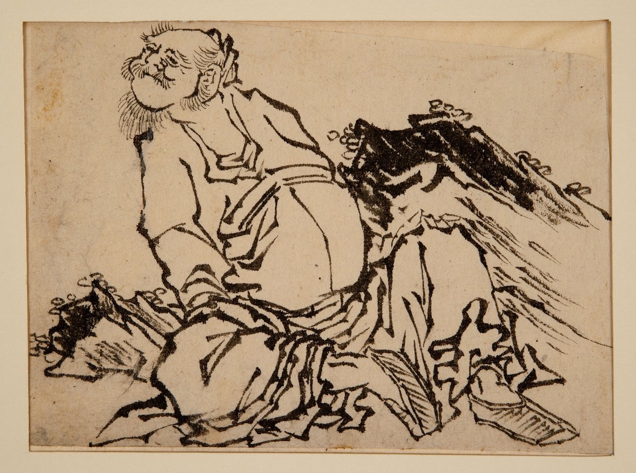 Kinesisk kriger av Katsushika Hokusai