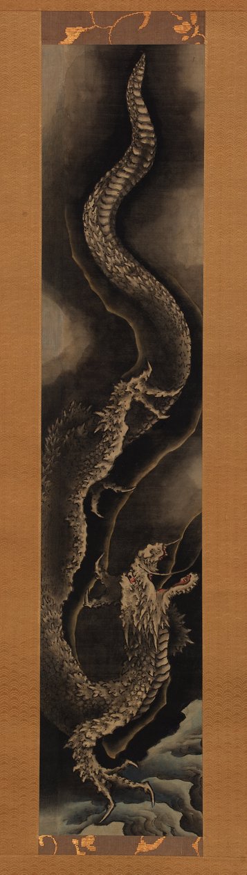 Nedstigende drage av Katsushika Hokusai
