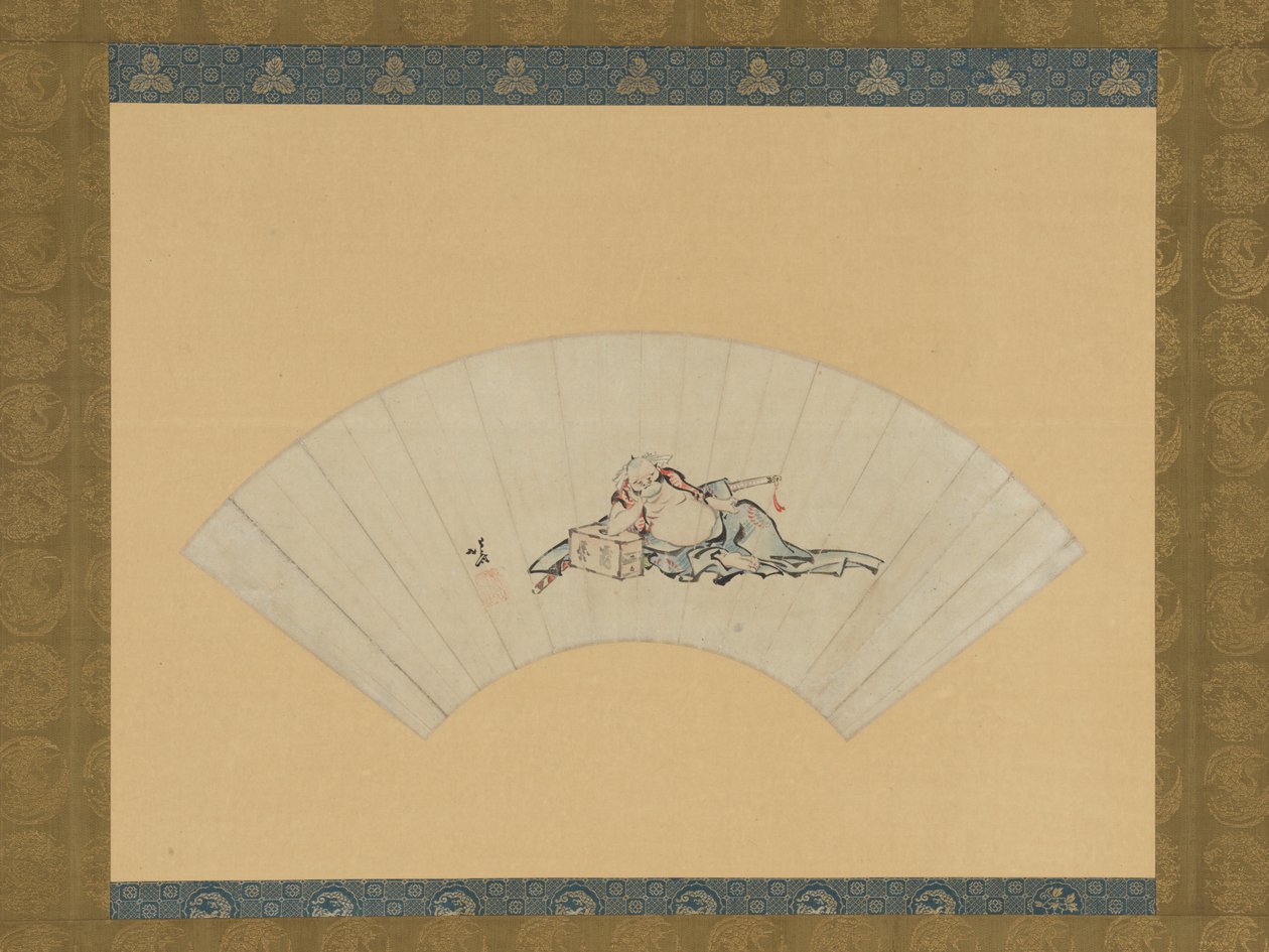 Den berusede Asaina av Katsushika Hokusai