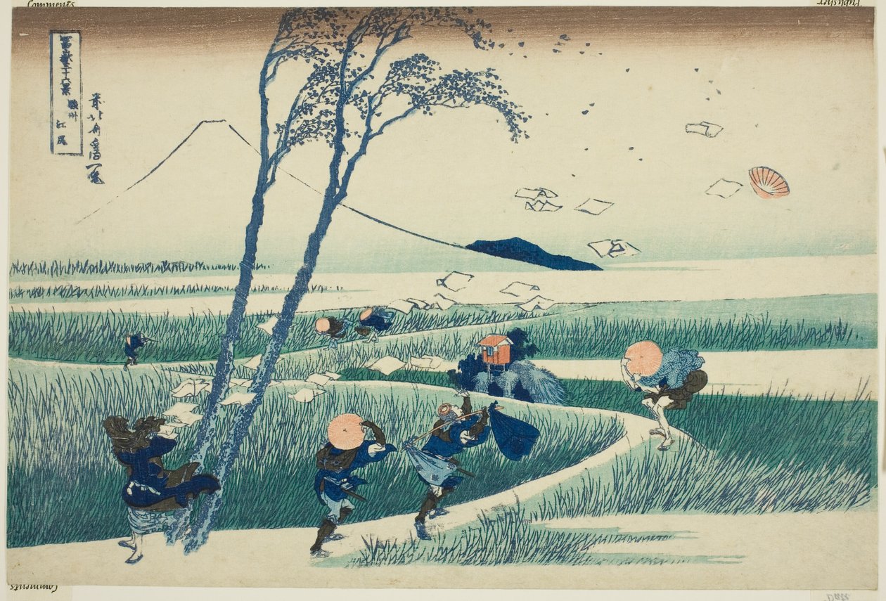 Kazuo Ejiri P Lovinse (Ejiri Sake), fra Teseries ``Tierty x Views Of Mount Fuji (Fugaku Usaju Rokukei)