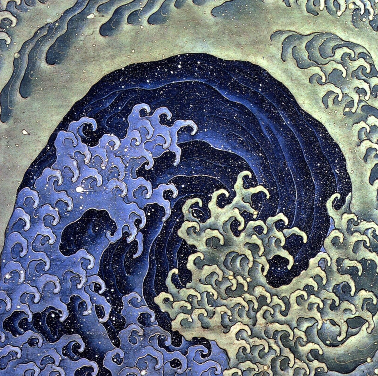 Feminin bølge av Katsushika Hokusai