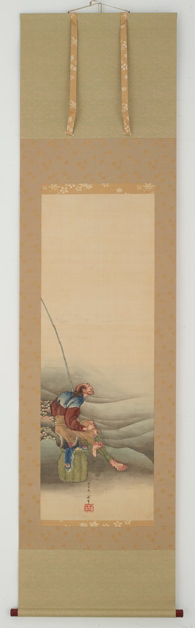 Fisherman, Edo-perioden, 1849. av Katsushika Hokusai