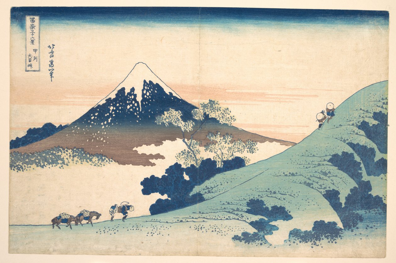 Fuji sett fra Inume-passet () av Katsushika Hokusai