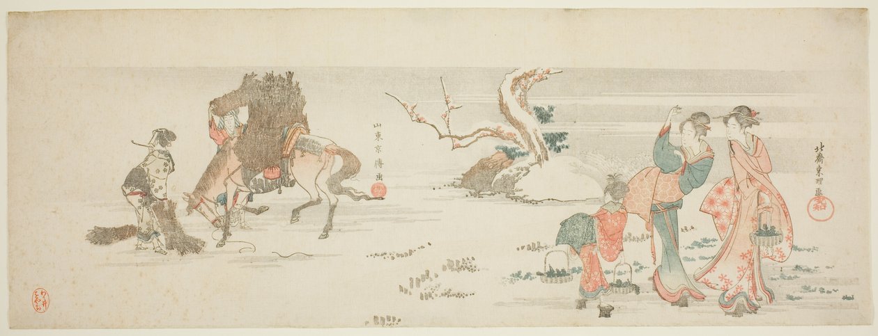 Å samle urter av Katsushika Hokusai