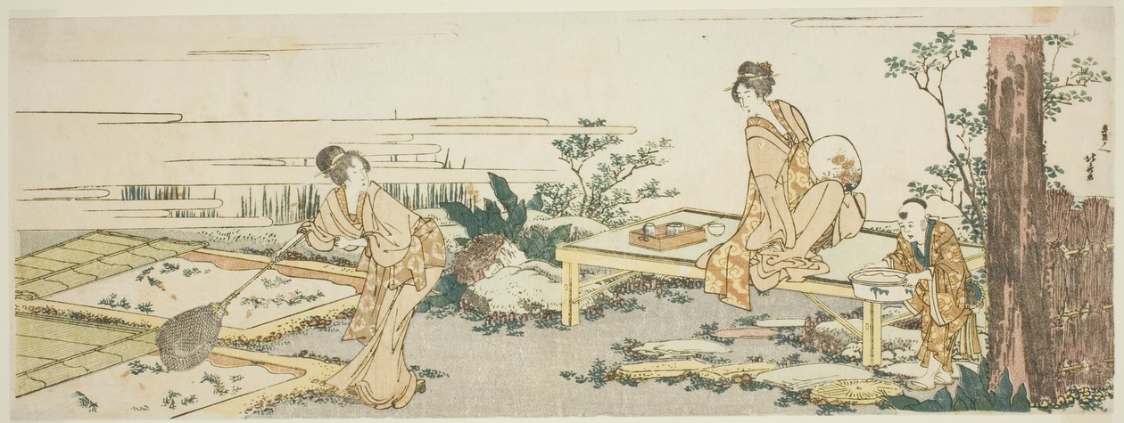 Gullfiskfarm av Katsushika Hokusai