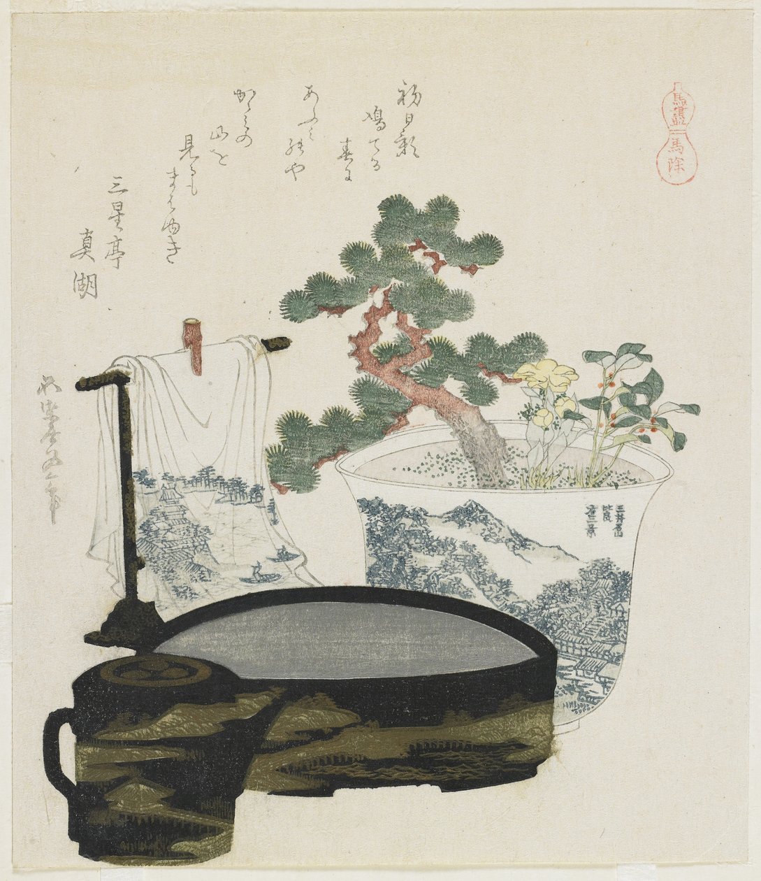 Hestetalisman, 1822 av Katsushika Hokusai