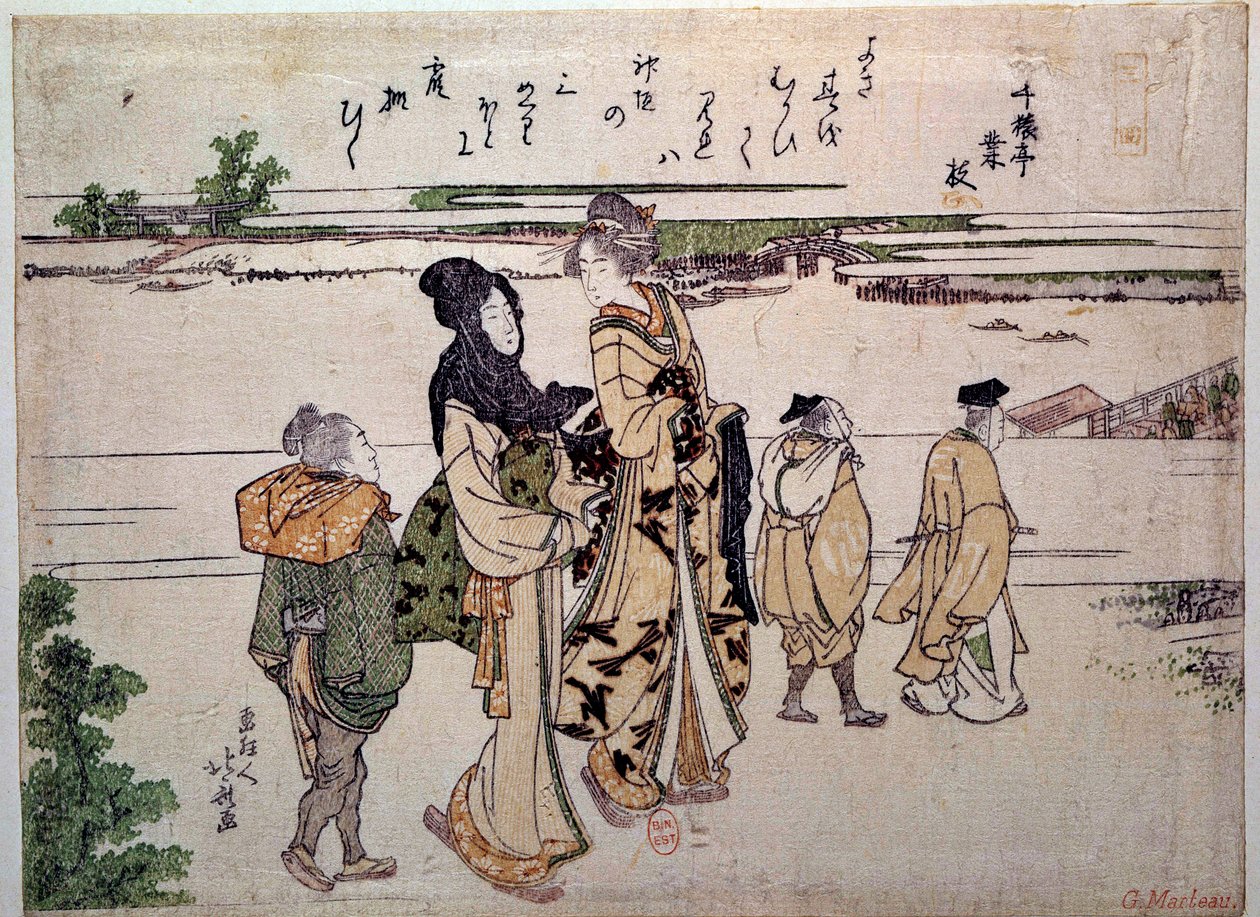 Du kan få en match med en bok rd som samsvarer med et promenavn. P Hayashi ts av Katsushika Hokusai (1760-1894) 19. linje ry. Paris s, B. Hmm. av Katsushika Hokusai