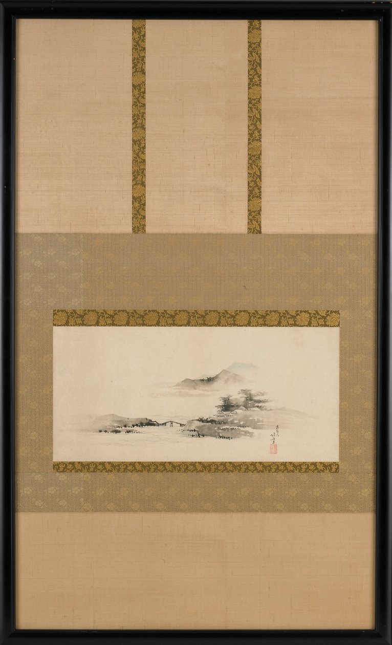 Landskap, Edo-periode, ca. 1801-1802. av Katsushika Hokusai