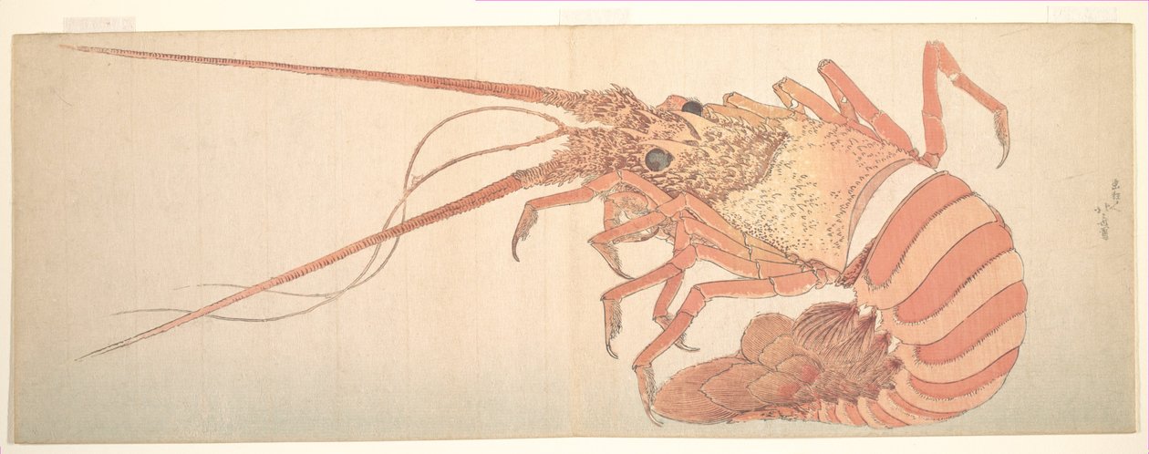 Stor hummer av Katsushika Hokusai