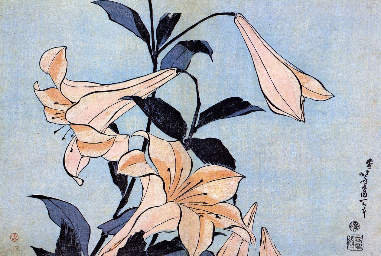 Katsushika Hokusai (1760-1849) (Eco-Ukiyo-e) Vers 1830 S Tate A Shokin no Sewum of fine arts and school av Katsushika Hokusai