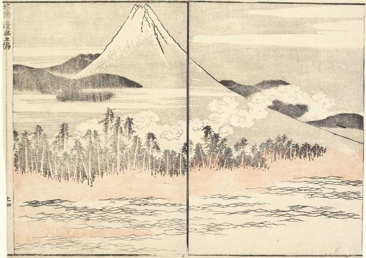 Mt. Fuji, 1816 av Katsushika Hokusai