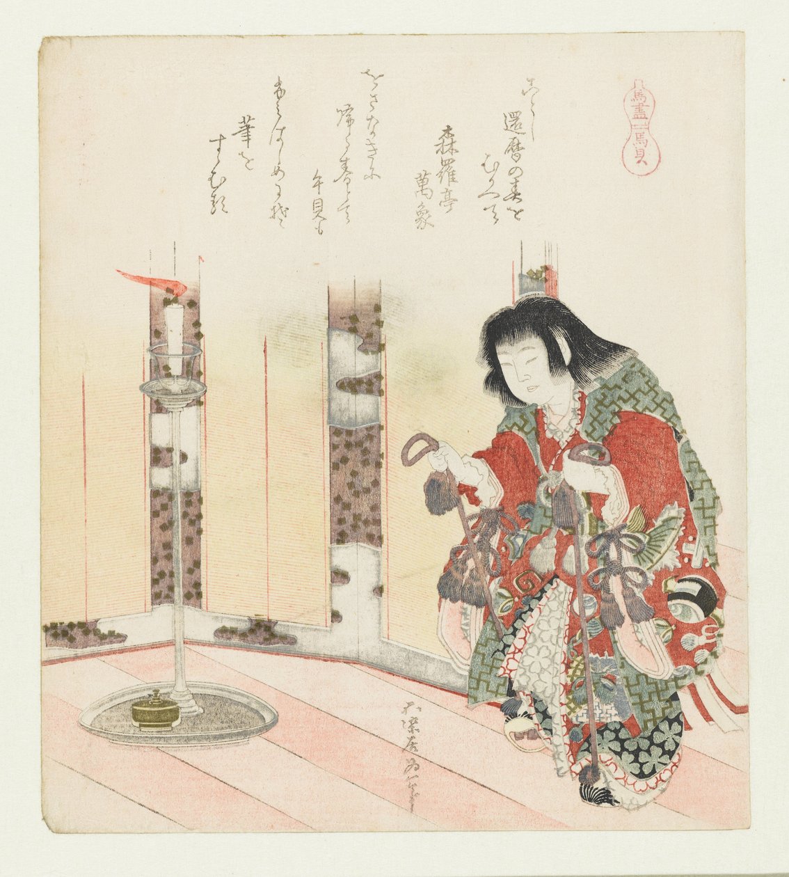 hesteskall Umagai (tittel på objekt) En serie med hester (serietittel) Umazukushi (serietittel på objekt) av Katsushika Hokusai