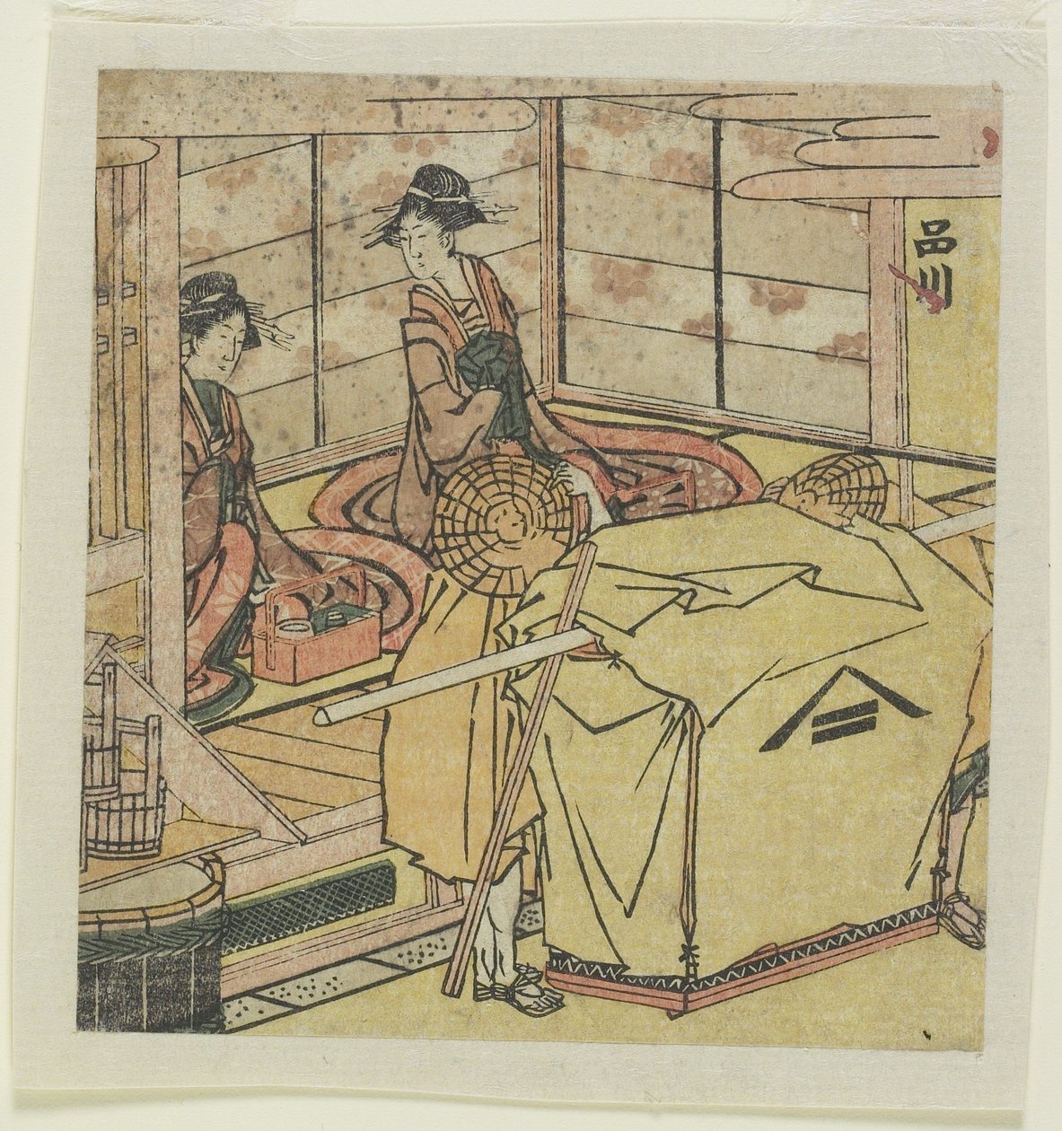 Shinagawa c. 1804 av Katsushika Hokusai
