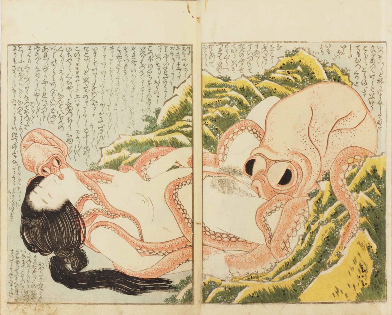 Drømmen om fiskerkonen av Katsushika Hokusai