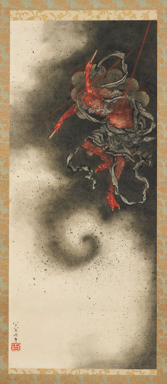 Tordenguden, Edo-perioden av Katsushika Hokusai
