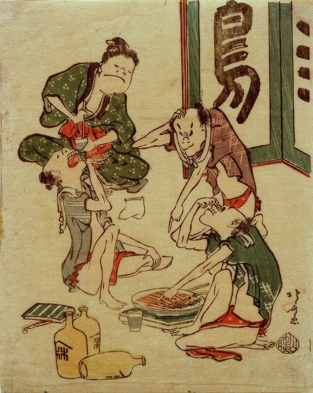 Drikkefyll av Katsushika Hokusai
