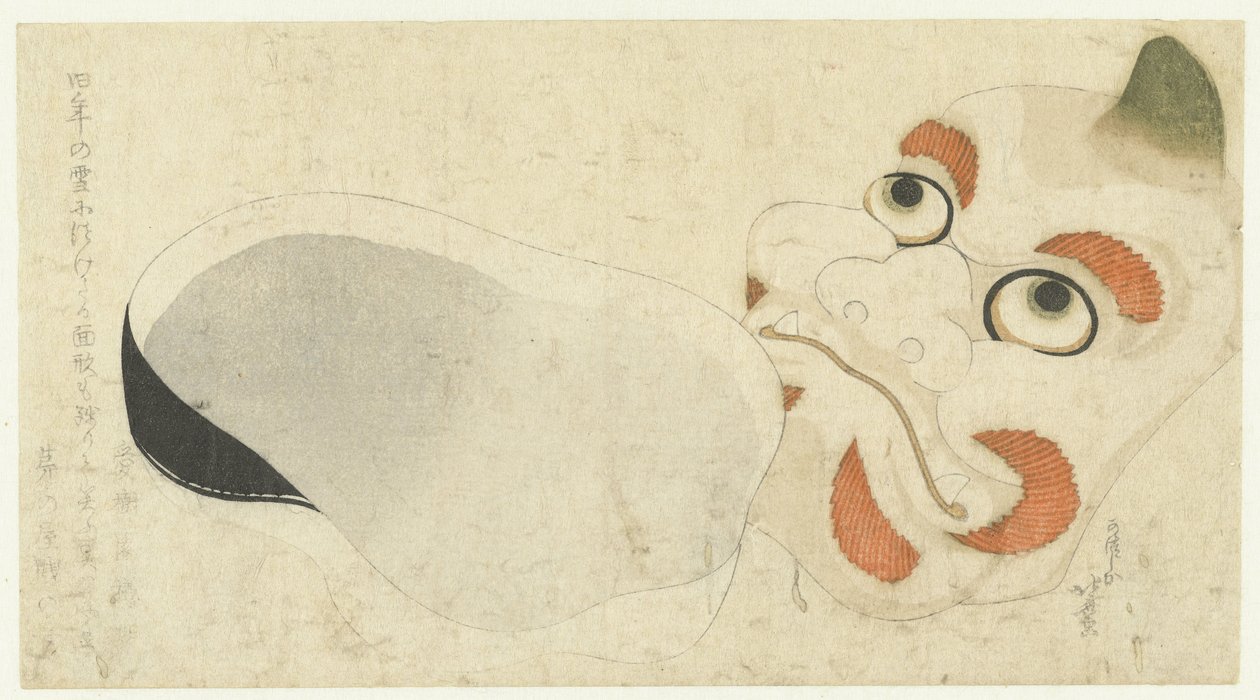 To masker av Katsushika Hokusai