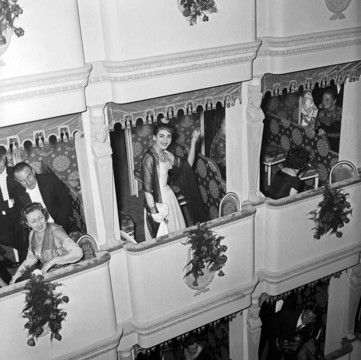 Maria Callas på Piccola Scala teater av Alec Hunter