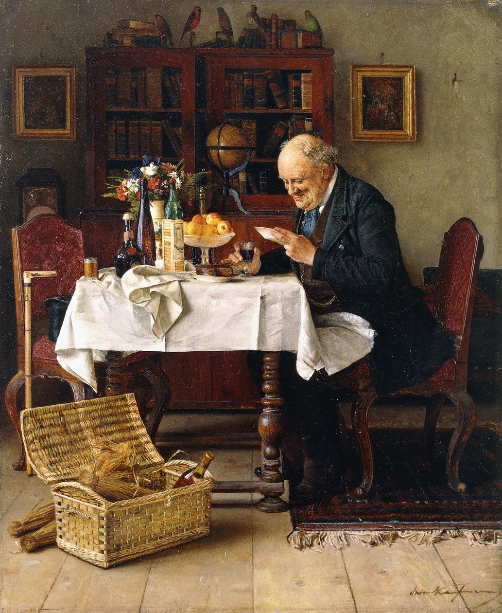 Ungkarens bursdag, av Kaufmann