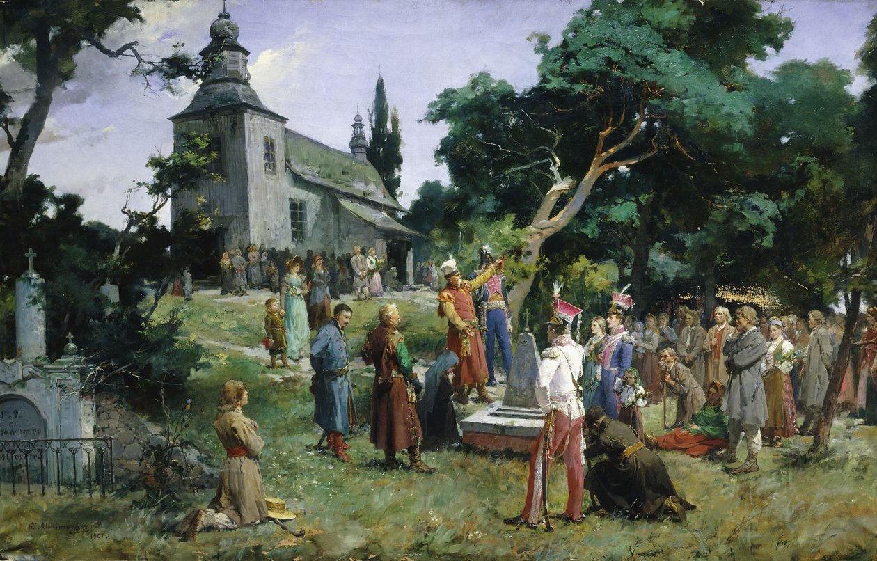 Den ærede helten, 1901 av Kazimierz Alchimowicz
