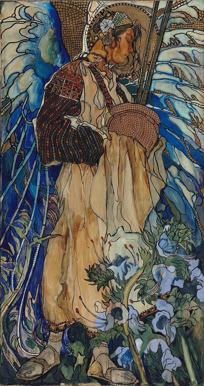 Hutsul Madonna av Kazimierz Sichulski