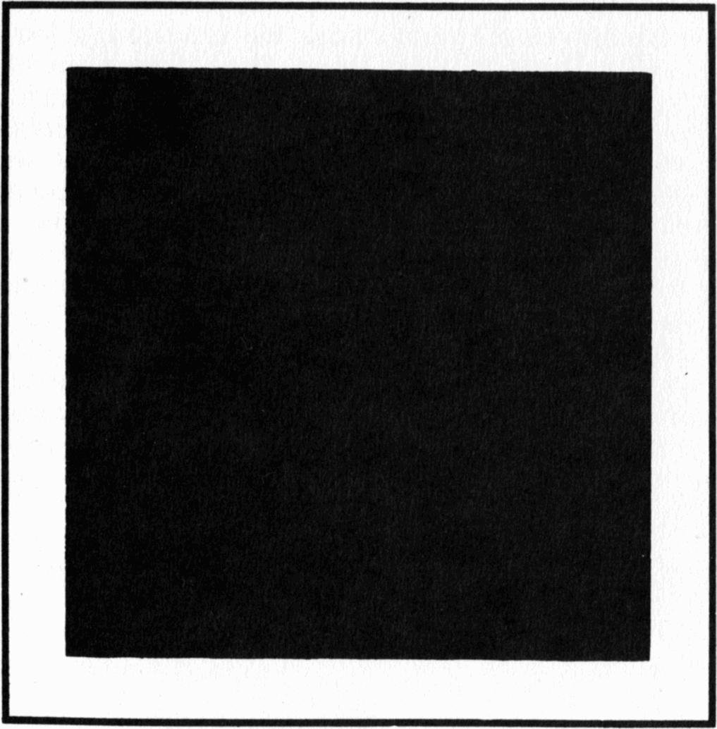 Black Square. N engelsk: Black Square. N av Kazimir Severinovich Malevich