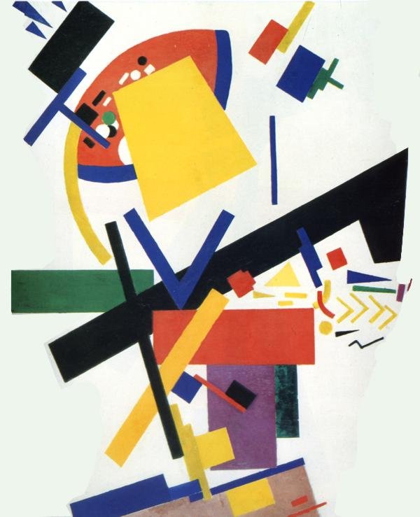Lady - Fargemasser i 4. og 2. dimensjon av Kazimir Severinovich Malevich