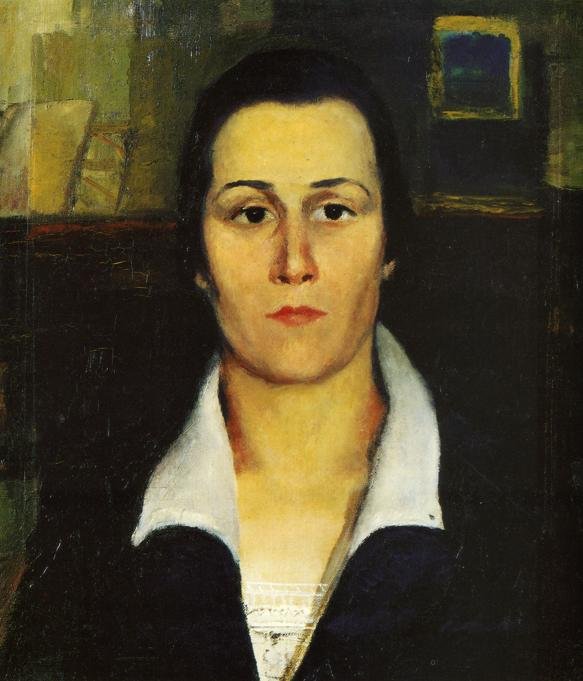 Portrett av en kvinne av Kazimir Severinovich Malevich