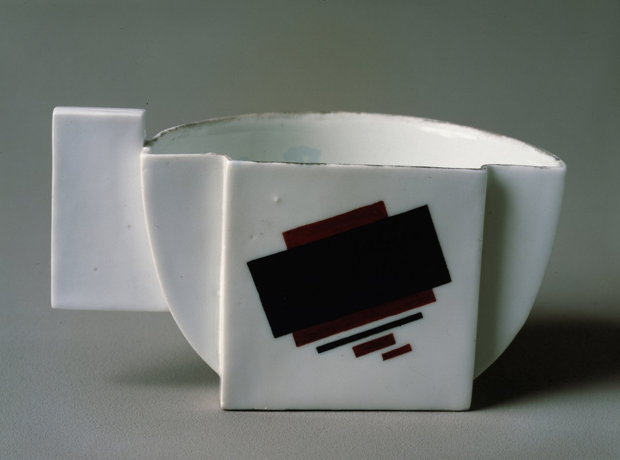 Suprematist Cup, 1923 (porselen) av Kazimir Severinovich Malevich